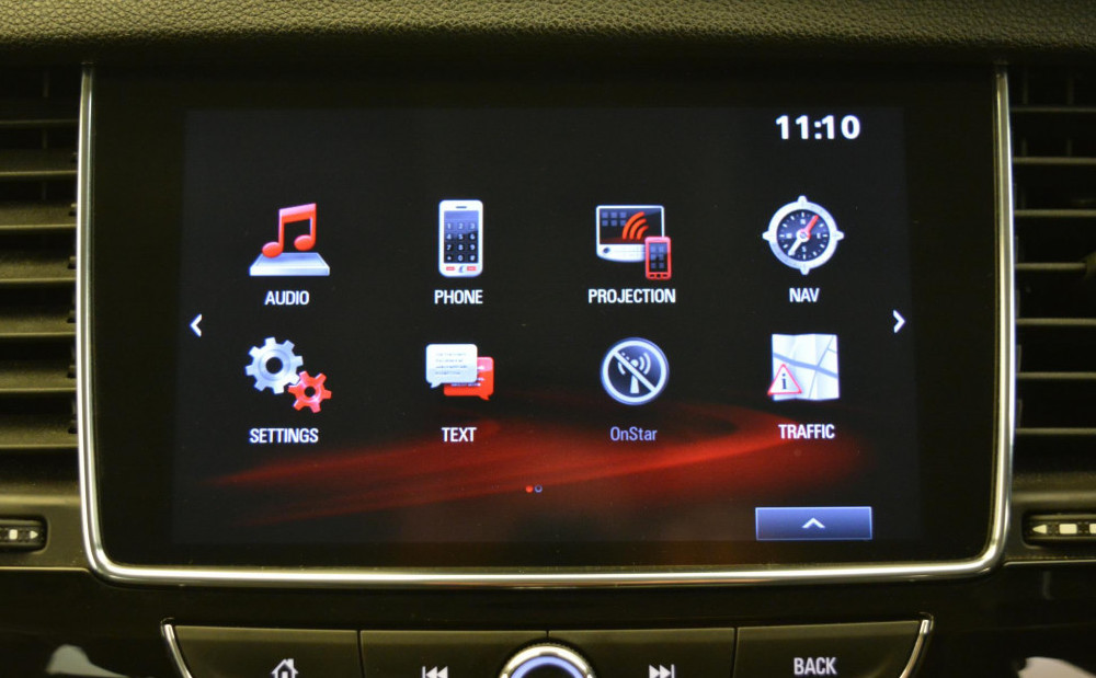 Screenshot of Vauxhall Intellilink